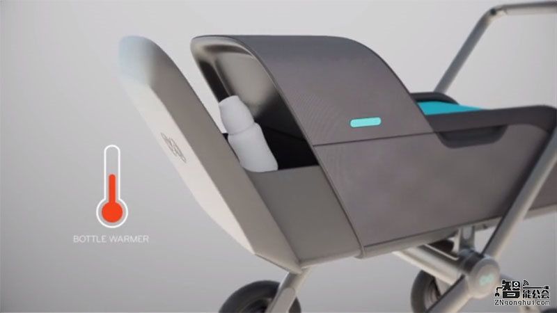 妈妈的好帮手！这个婴儿车会自己跟着你跑 智能公会