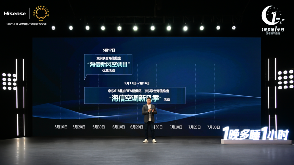 海信空调发布三款新品，联合京东开启2025FIFA世俱杯新风空调季 智能公会