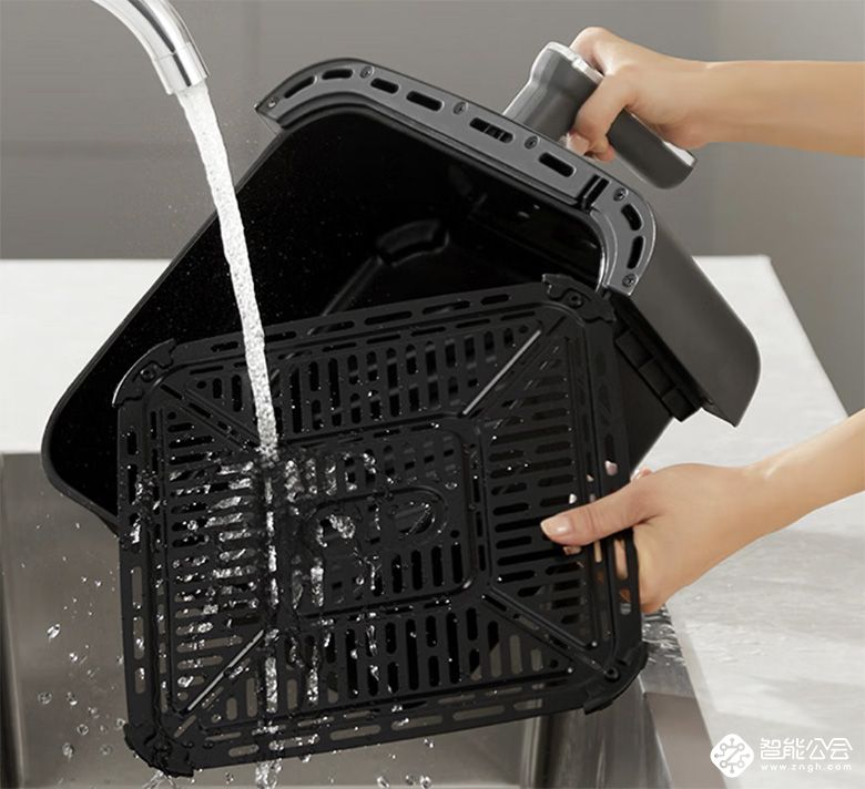 告别手动翻面！九阳V589空气炸锅：双热源+易清洁太香了 智能公会