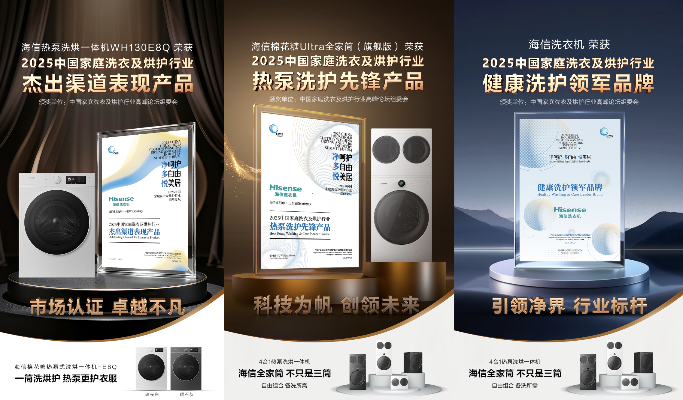 热泵+AI+模块化：海信洗衣机荣膺三项大奖，技术创新重塑洗护生态 智能公会