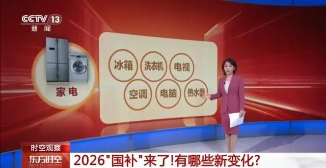 2026“国补”薅羊毛指南！家电数码最高补15%，换车补2万！快查收你的省钱攻略 智能公会