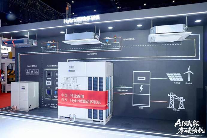 不止会算账，更会思考、懂省电！海尔Hybrid混动多联机制冷展首发亮相  智能公会